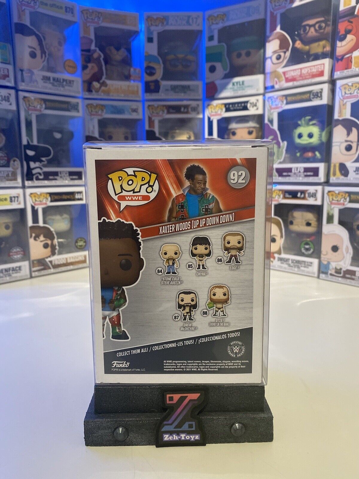 FUNKO POP! WWE Smackdown Raw Wrestling Xavier Woods #92 Special Edition