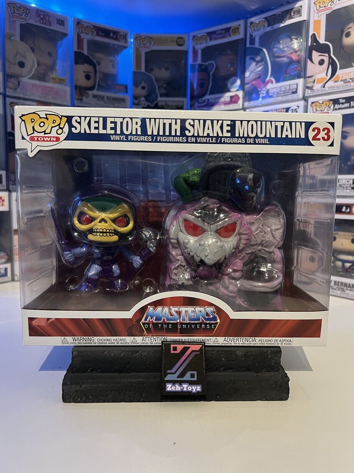 FUNKO POP! Retro Toys Masters Of The Universe Skeletor With Snake Mountain #23