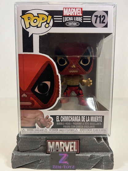 FUNKO POP! Marvel Lucha Libre Edition El Chimichanga De La Muerte Deadpool #712