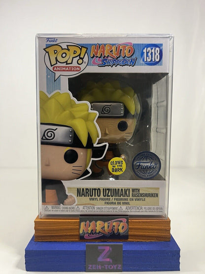 FUNKO POP! Anime Naruto Uzumaki With Rasenshuriken #1318 Glow In The Dark