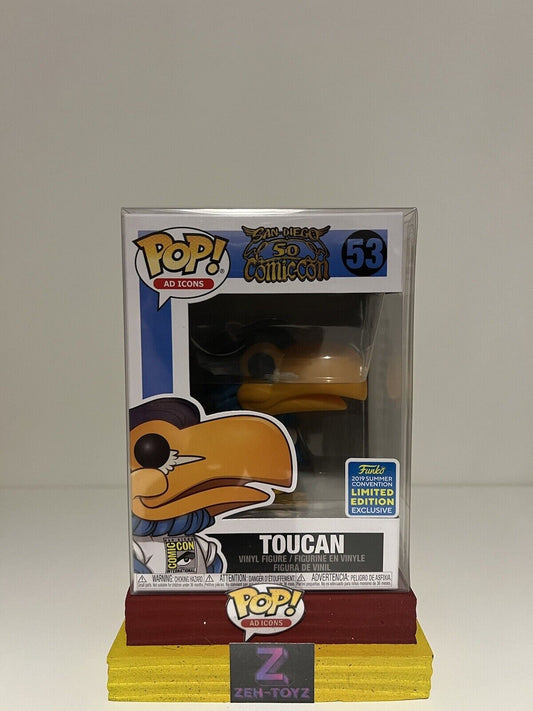 FUNKO POP Ad Icons Toucan #53 San Diego Comic Con Convention Exclusive