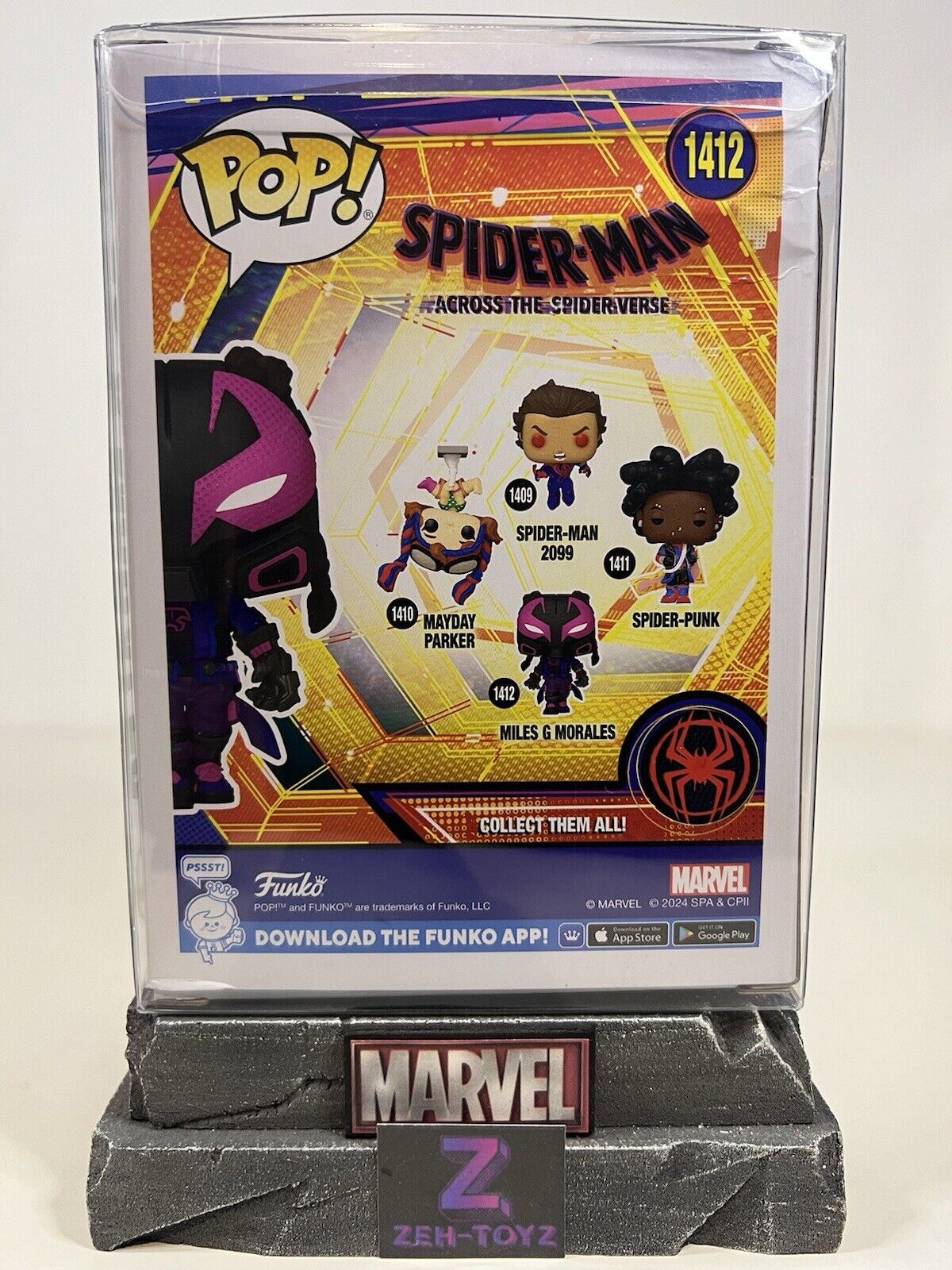 FUNKO POP! Marvel Studios Spider-Man Miles G Morales #1412