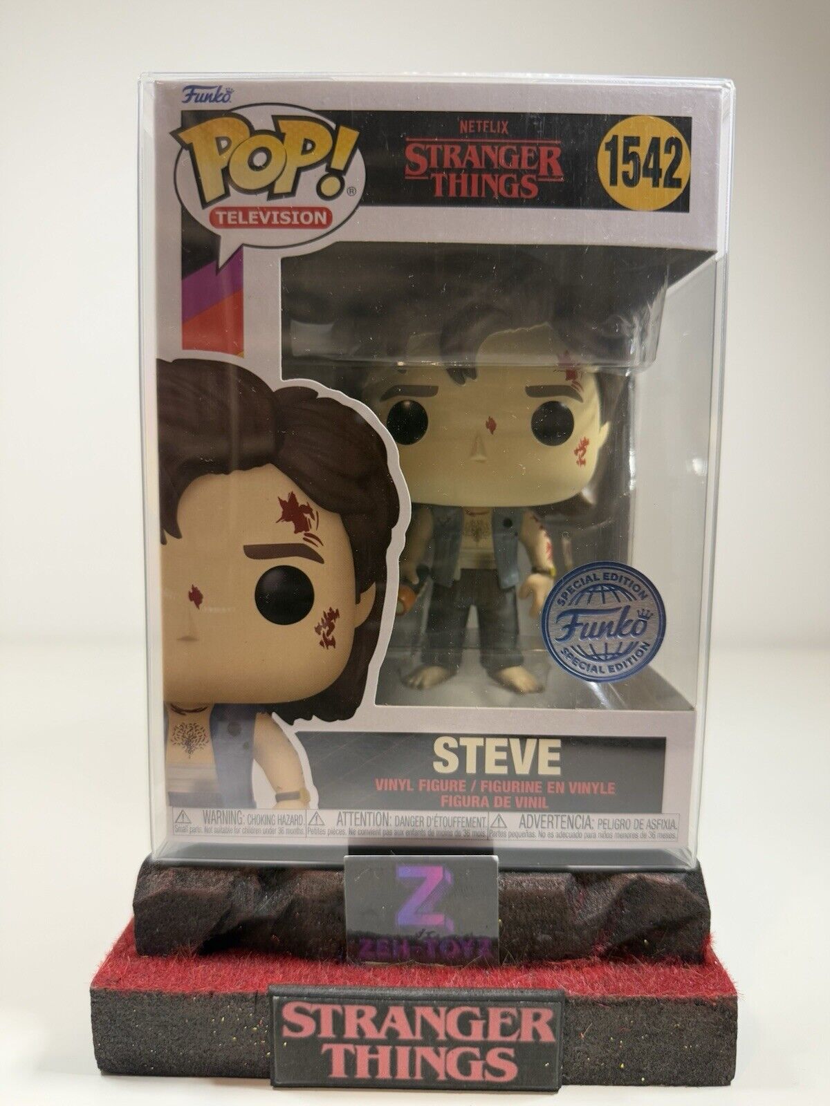 FUNKO POP! Television Tv Stranger Things Steve #1542 Special Edition (3)