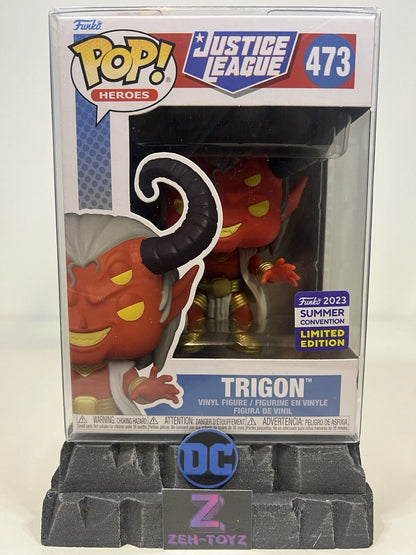 FUNKO POP! DC Universe Justice League Heroes Trigon #473 Convention Exclusive