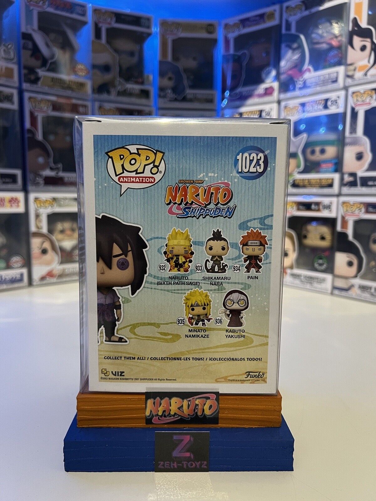 FUNKO POP! VINYL - NARUTO SHIPPUDEN - SASUKE (RINNEGAN) #1023 (BOX DAMAGE)