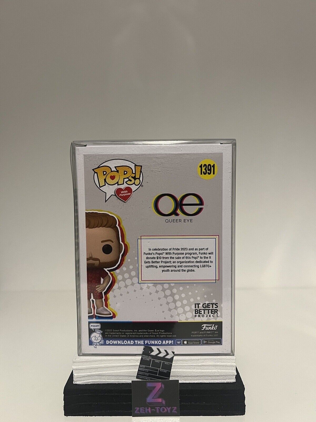 FUNKO POP! VINYL - QUEER EYE - BOBBY BERK #1391 - FUNKO EXCLUSIVE