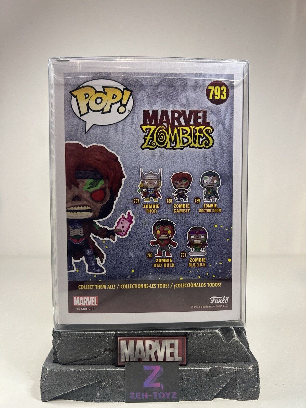 FUNKO POP! Marvel Studios Marvel Zombies - Zombie Gambit ##793 Glow In The Dark