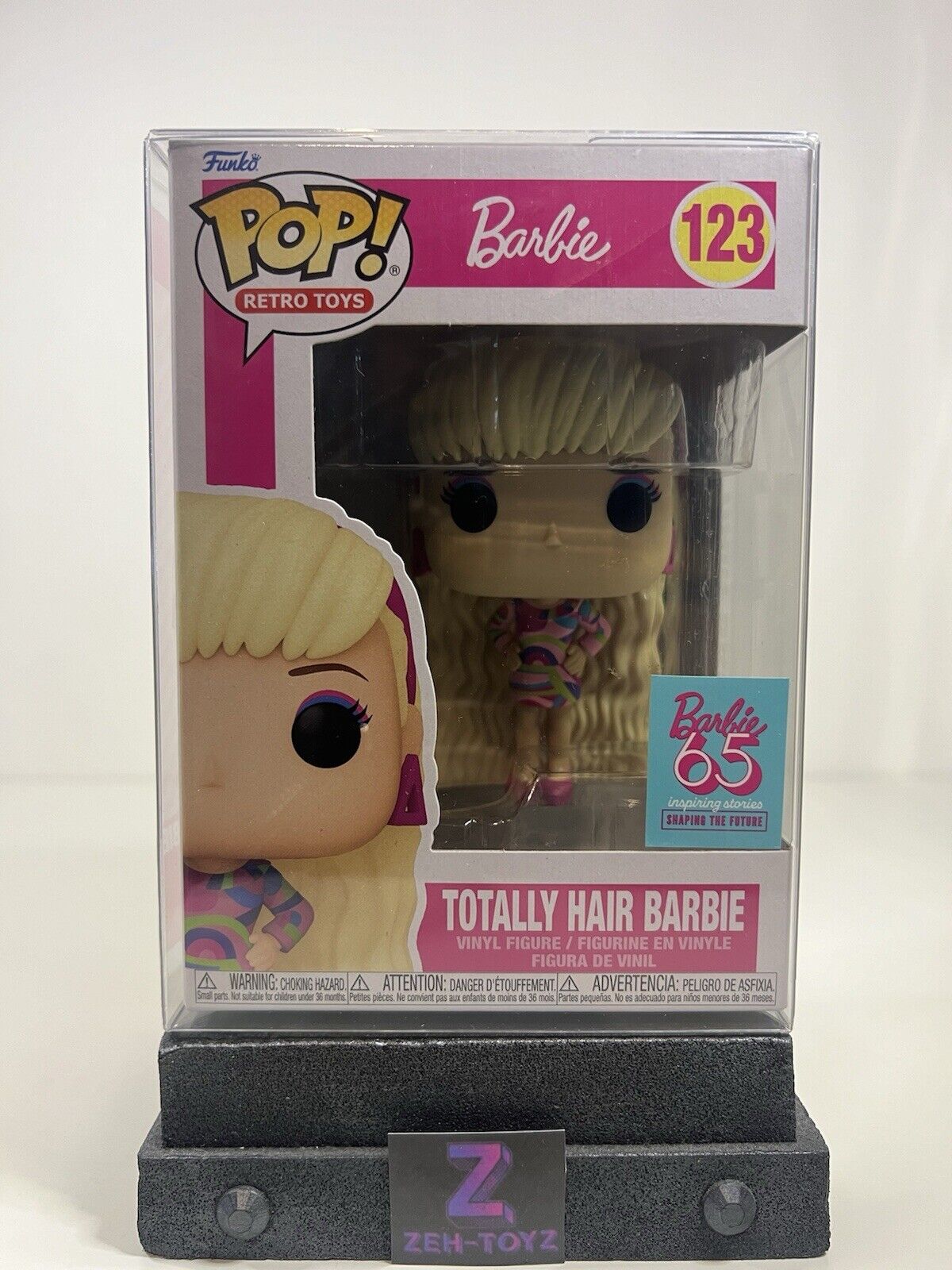 FUNKO POP! Retro Toys Barbie Doll Totally Hair Barbie #123