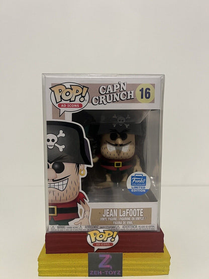 FUNKO POP! Ad Icons Cap'n Crunch Jean LaFoote #16 Funko Shop Exclusive