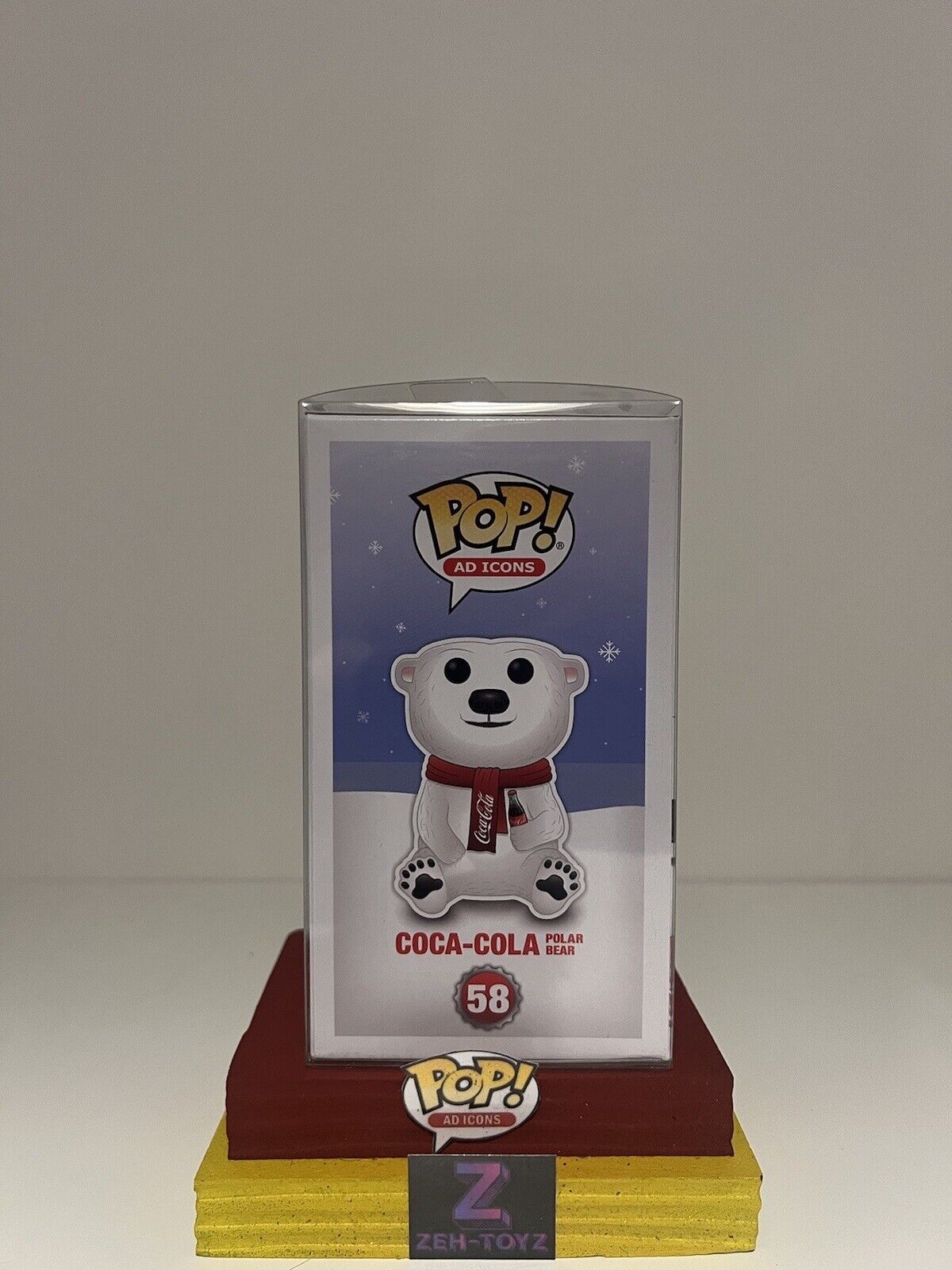 FUNKO POP! Ad Icons Coca-Cola Polar Bear #58 Special Edition Diamond Collection