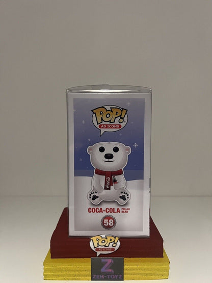 FUNKO POP! Ad Icons Coca-Cola Polar Bear #58 Special Edition Diamond Collection