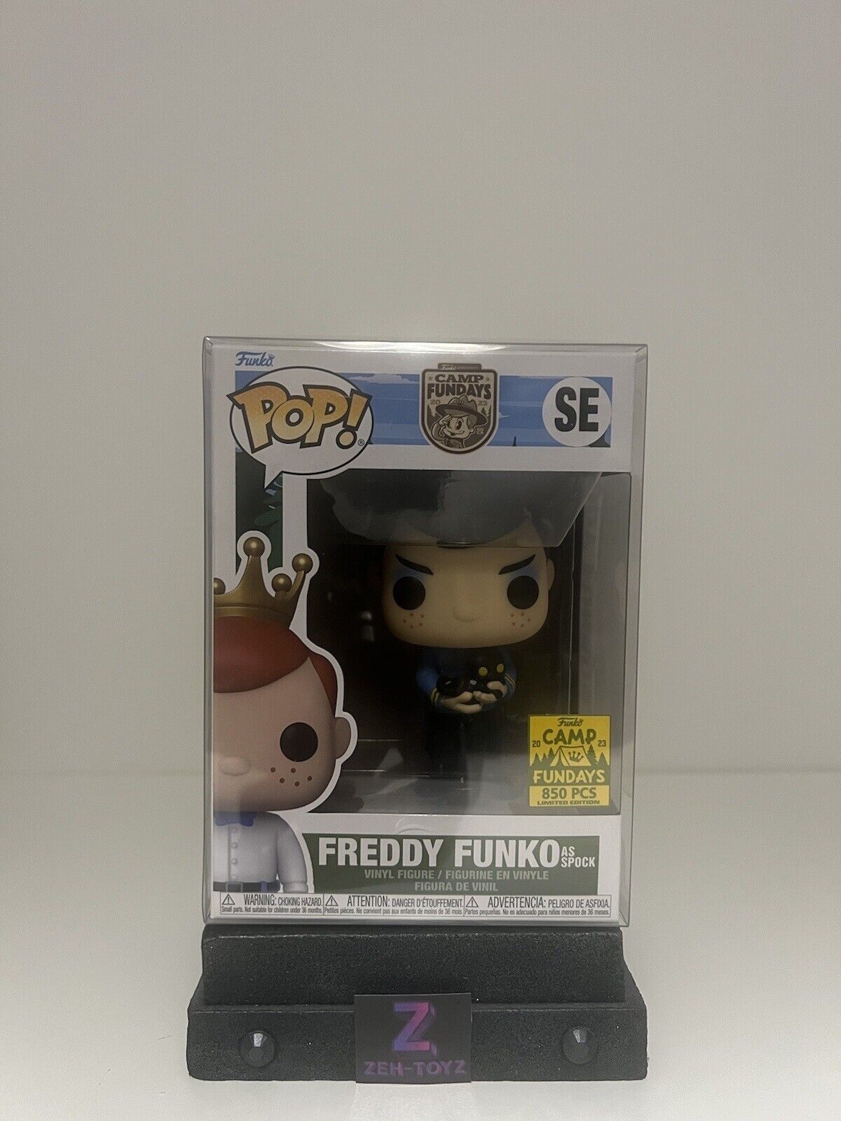 FUNKO POP! Grail Movies Star Trek Camp Fun Days Freddy Funko As Spock #SE 850pcs