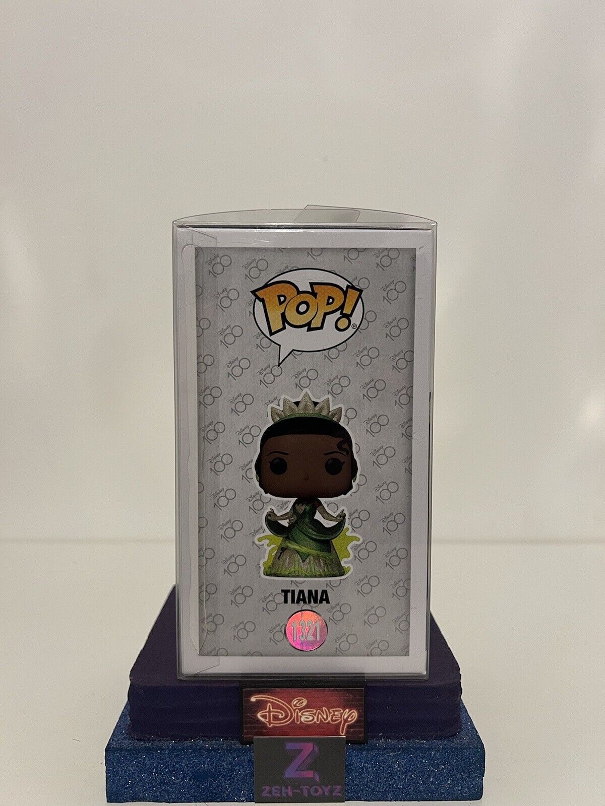 FUNKO POP! Disney 100 Princess Tiana #1321 Diamond Collection Exclusive