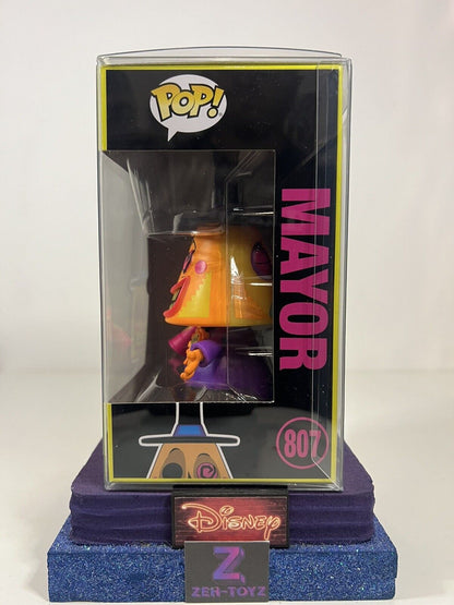 FUNKO POP! Disney The Nightmare Before Christmas Mayor #807 Blacklight