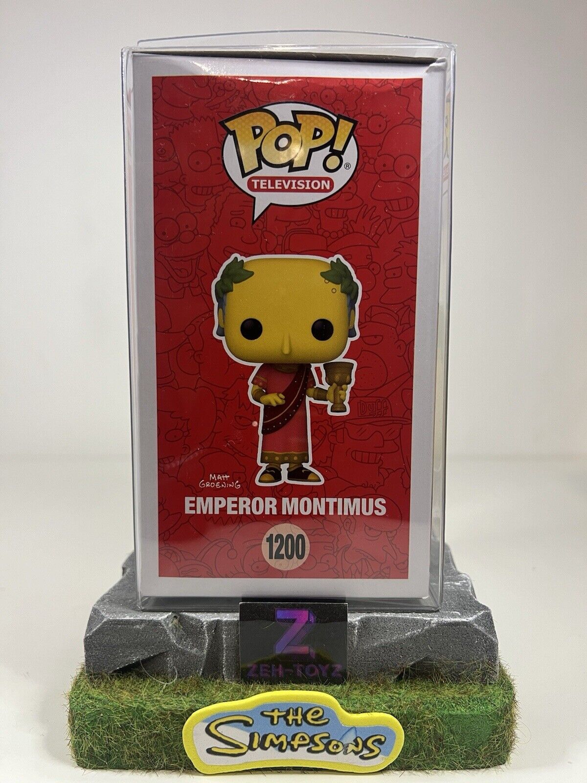 FUNKO POP! Television The Simpsons Mr Burns Emperor Montimus #1200