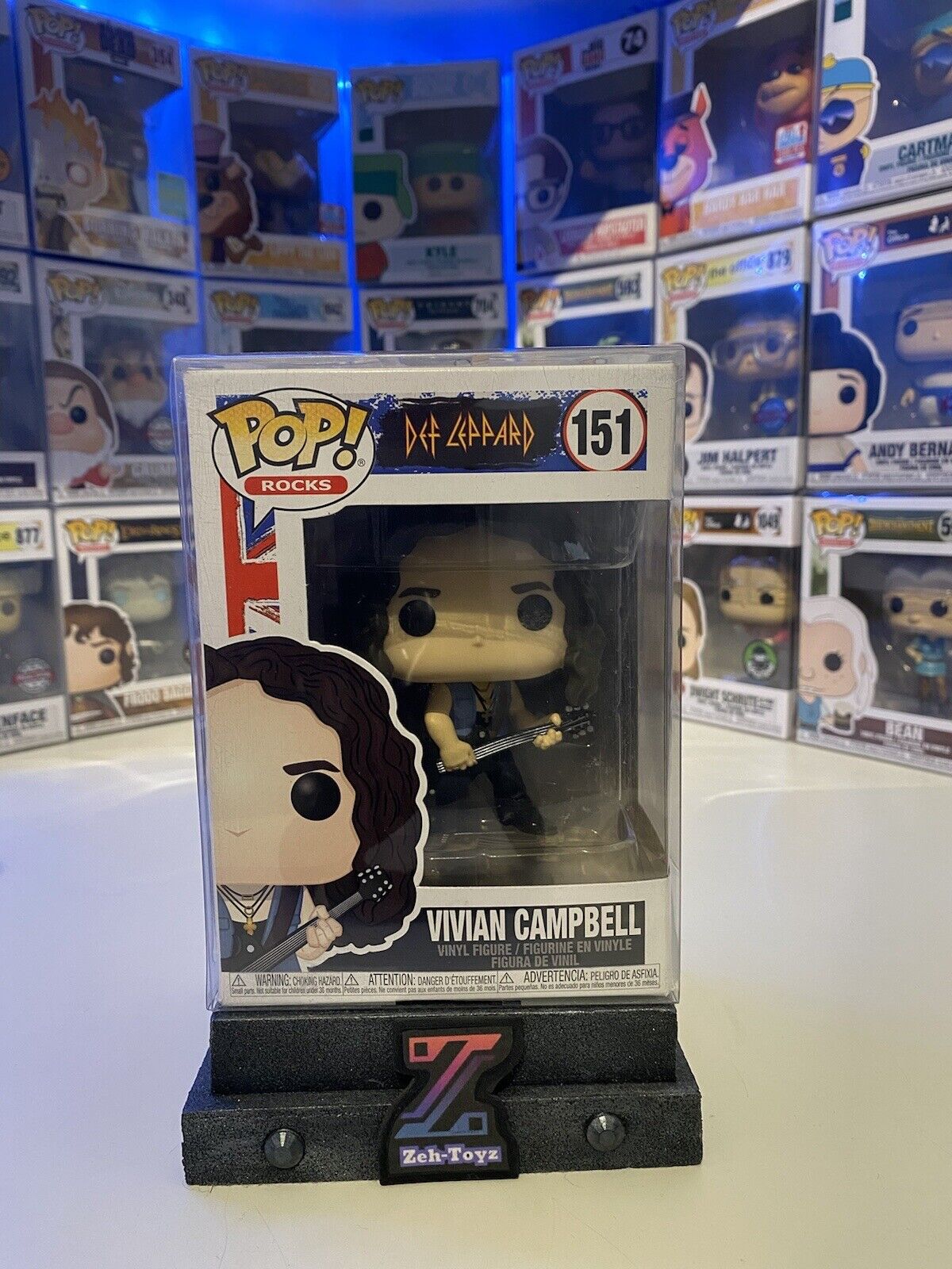 FUNKO POP! VINYL - DEF LEPPARD - VIVIAN CAMPBELL #151