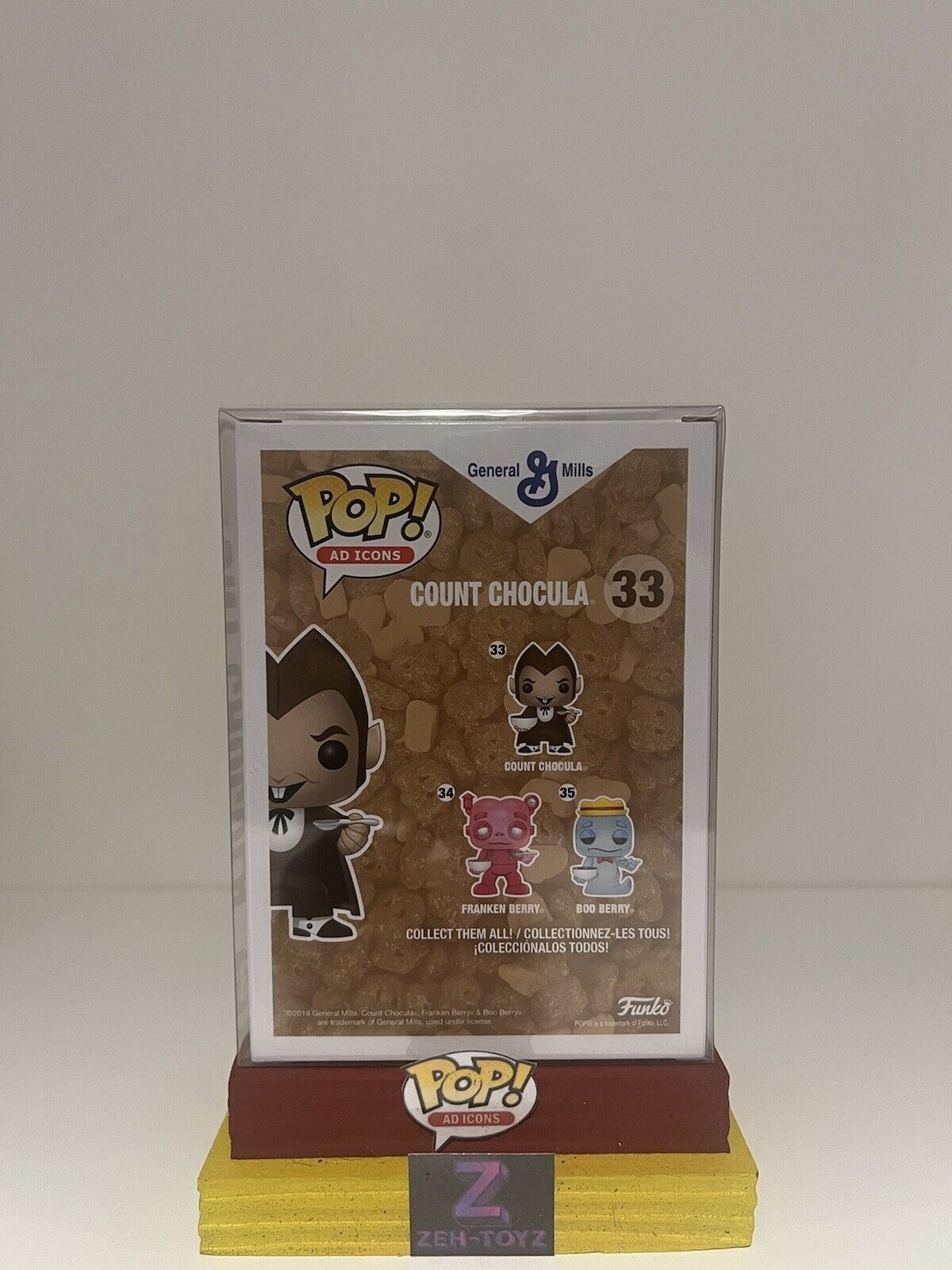 FUNKO POP Ad Icons General Mills Count Chocula #33 Funko Shop Exclusive