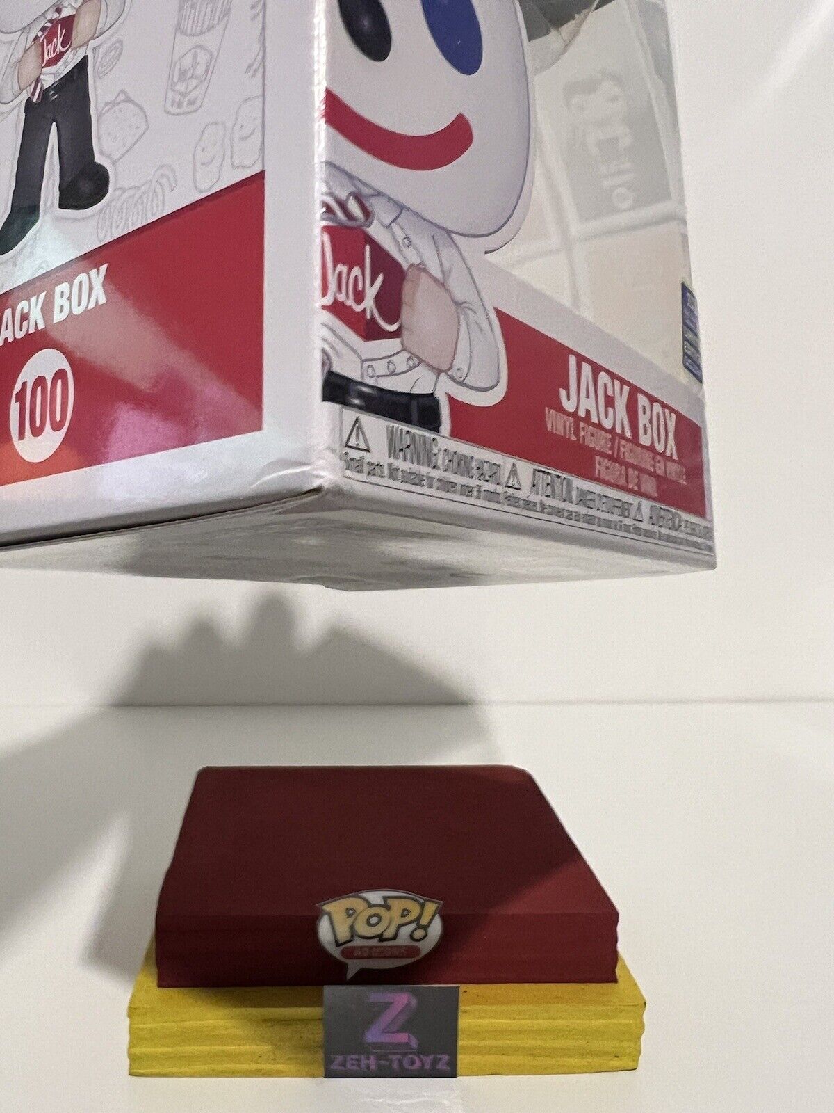 FUNKO POP! Ad Icons Jack In The Box Jack Box #100 Convention Exclusive