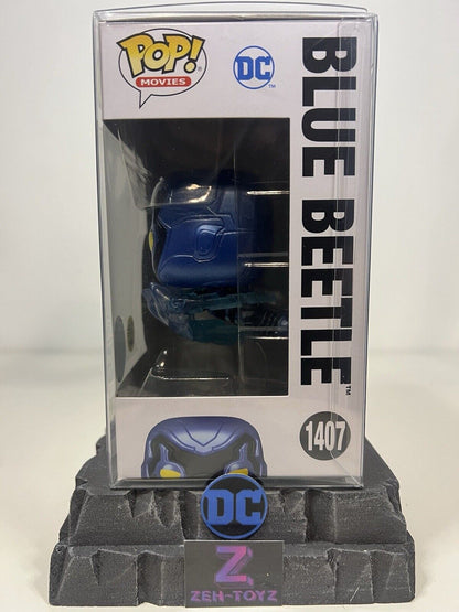 FUNKO POP! DC Universe Movies Blue Beetle #1407 Glow In The Dark Special Edition