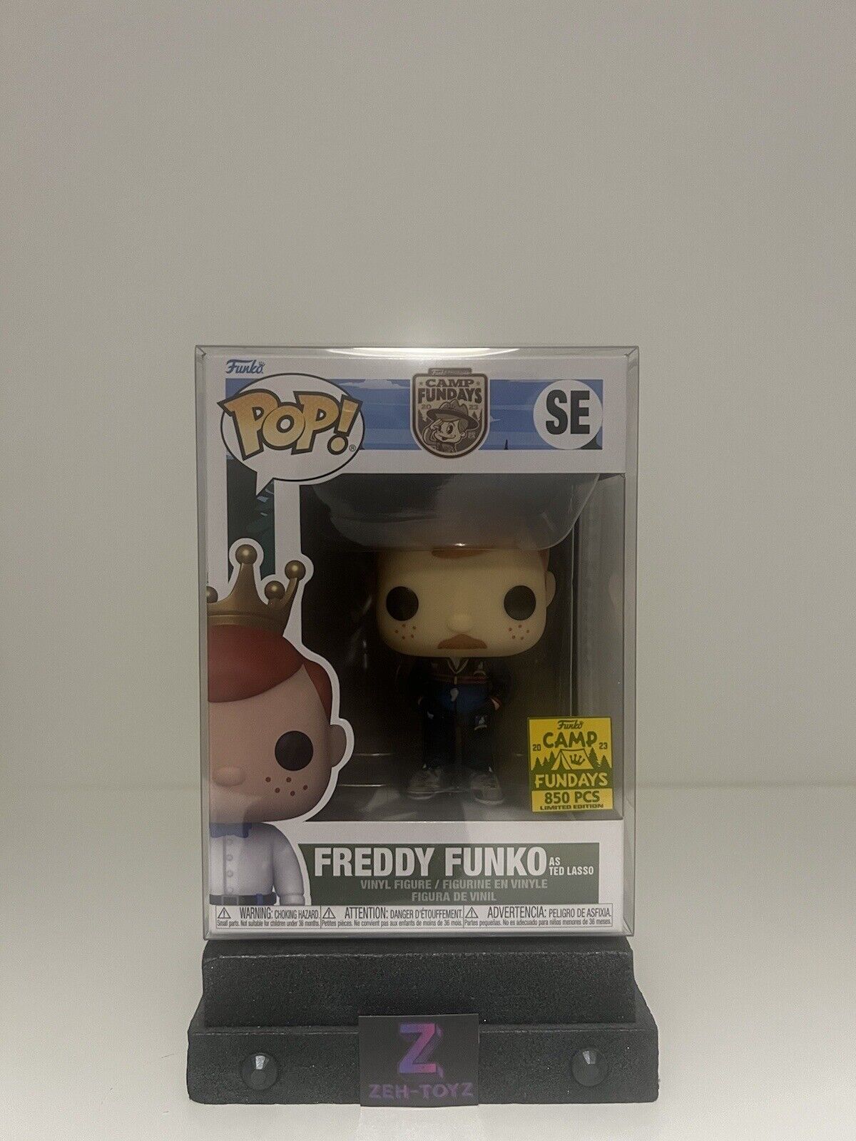 FUNKO POP! Television Camp Fun Days Freddy Funko As Ted Lasso #SE 850pcs