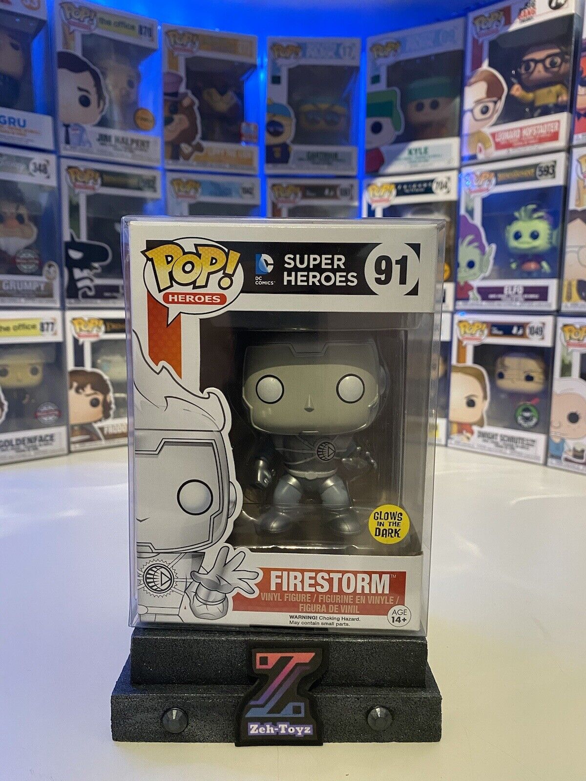 FUNKO POP! DC Superheroes Firestorm #91 Glow In the Dark