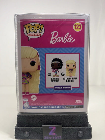 FUNKO POP! Retro Toys Barbie Doll Totally Hair Barbie #123