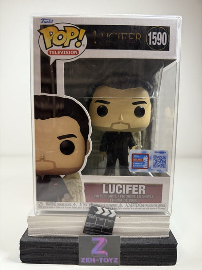 FUNKO POP! Television TV Lucifer With Angel Wings #1590 Convention Exclusive