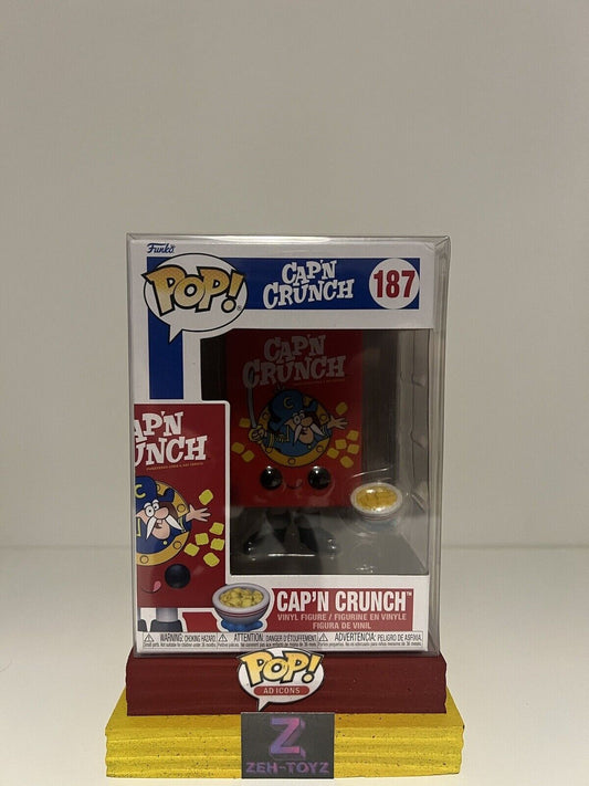 FUNKO POP Ad Icons Cap'n Crunch Cereal Box #187