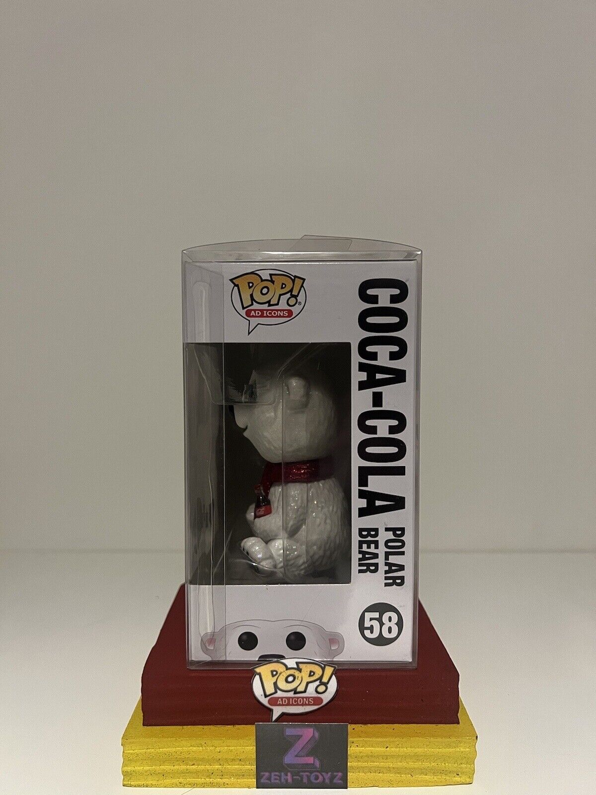 FUNKO POP! Ad Icons Coca-Cola Polar Bear #58 Special Edition Diamond Collection