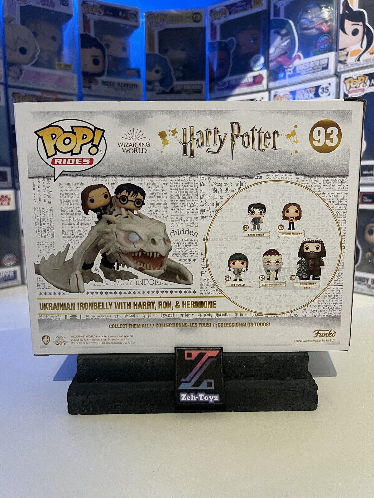 POP! Harry, Hermione & Ron on the Ukrainian Dragon N°93 - Boutique Harry  Potter